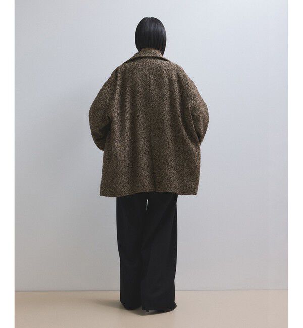ADAM ET ROPE'「【WEB限定】スタンドカラーウールミドルコート」|その他|