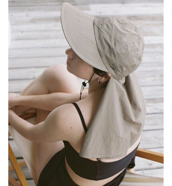 ADAM ET ROPE'「【Speedo&times;ADAM ET ROPE'】SUN CAP」|キャップ・キャスケット|オリーブ(37)