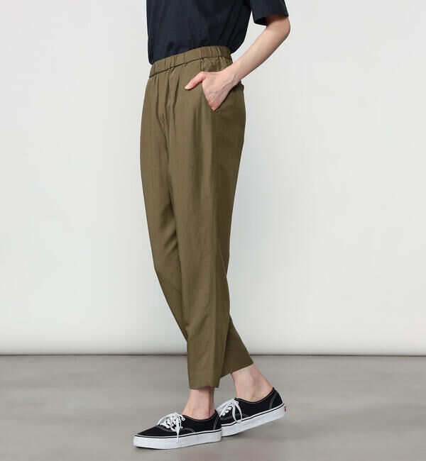 Morris & Sons「MORRIS & SONS | リネンレーヨン イージーパンツ WOMEN」|チノ|
