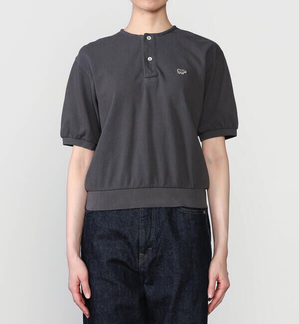  「SCYE BASICS | 〈別注〉コットンピケ ヘンリーネックTシャツ WOMEN」|Tシャツ・カットソー|