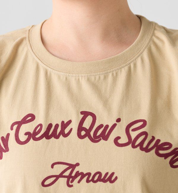  「【AMOU/アムー別注】サン・ピエールロゴノースリーブ」|Tシャツ・カットソー|