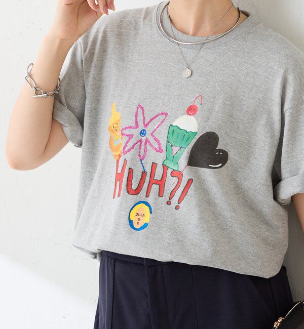  「《コラボアイテム》The NERDYS x COLLAGE Tシャツ」|Tシャツ・カットソー|ライトグレー