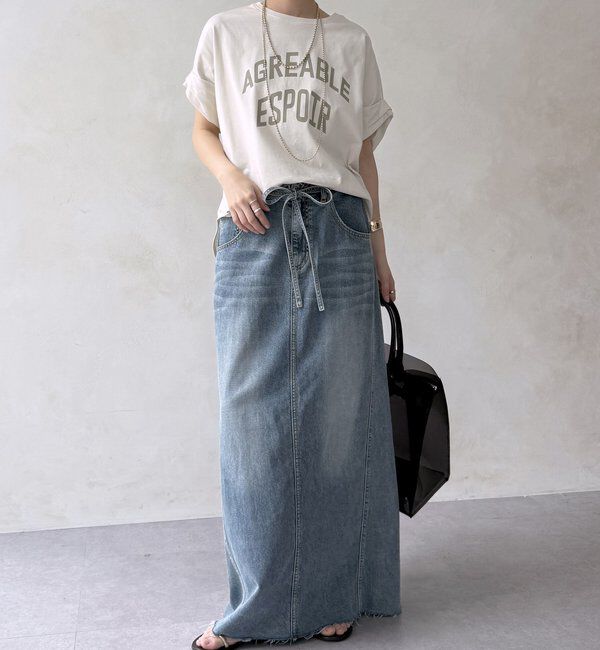  「【WEB限定】AGREABLEロゴTEE」|Tシャツ・カットソー|