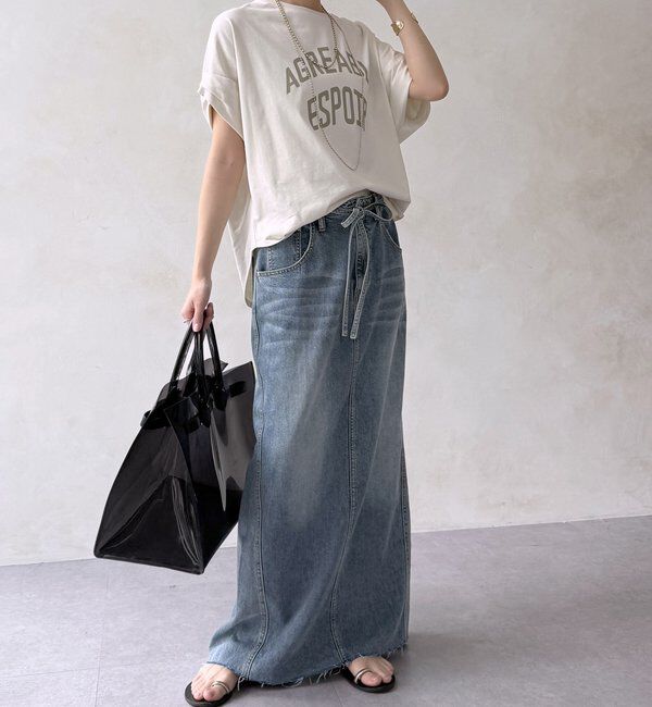  「【WEB限定】AGREABLEロゴTEE」|Tシャツ・カットソー|