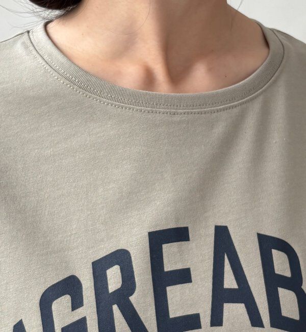  「【WEB限定】AGREABLEロゴTEE」|Tシャツ・カットソー|