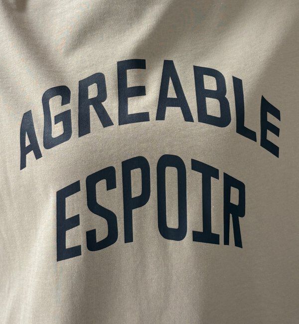  「【WEB限定】AGREABLEロゴTEE」|Tシャツ・カットソー|