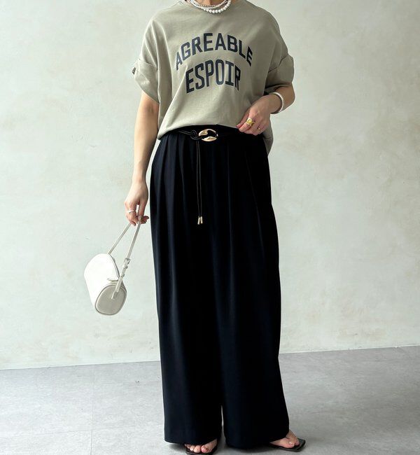  「【WEB限定】AGREABLEロゴTEE」|Tシャツ・カットソー|