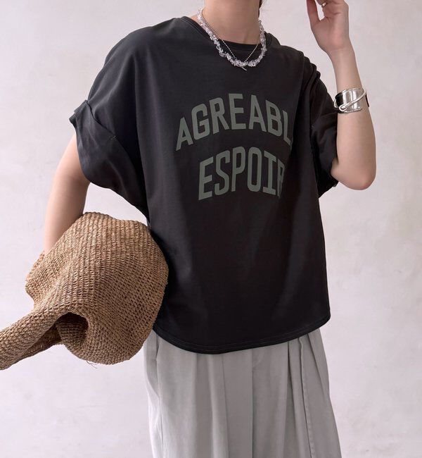  「【WEB限定】AGREABLEロゴTEE」|Tシャツ・カットソー|