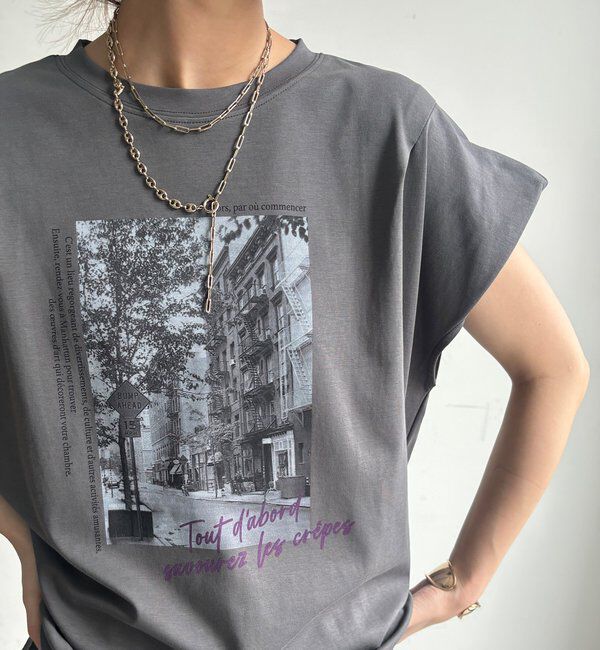  「【WEB限定】バックジップフォトロゴTEE」|Tシャツ・カットソー|