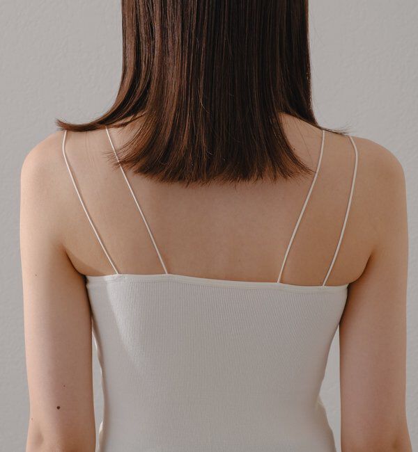  「【ベストヒットアイテム/累計販売10万枚突破】カップ付きクロップドブラキャミ」|キャミソール|