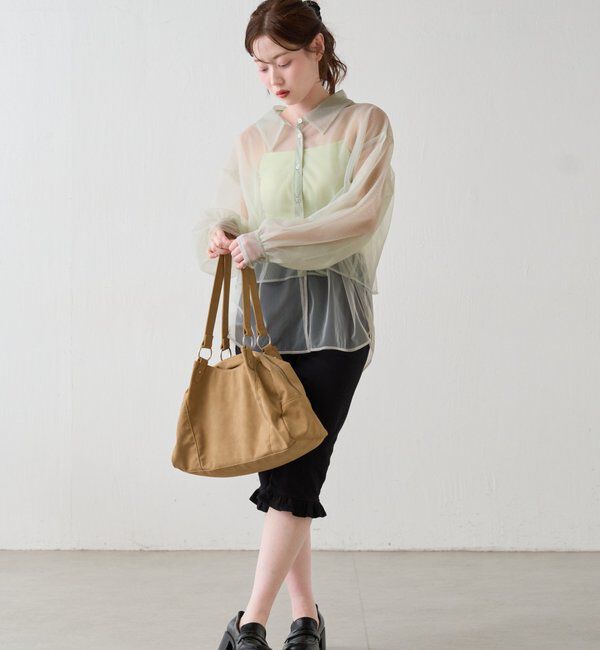  「【ベストヒットアイテム/累計販売10万枚突破】カップ付きクロップドブラキャミ」|キャミソール|