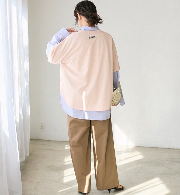  「【A・MONN】【アジャスター付き】スムースワイドパンツ」|その他|