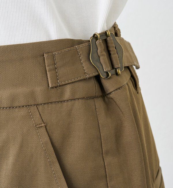  「【A・MONN】【アジャスター付き】スムースワイドパンツ」|その他|