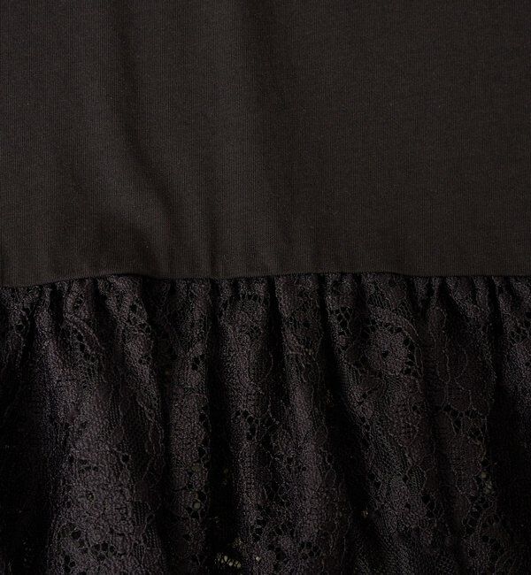  「レースコンビカットソー」|Tシャツ・カットソー|