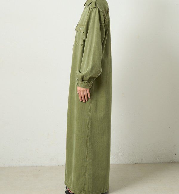  「【Yossshiiii企画】【A・MONN】バックロゴシャツワンピース」|ワンピース|