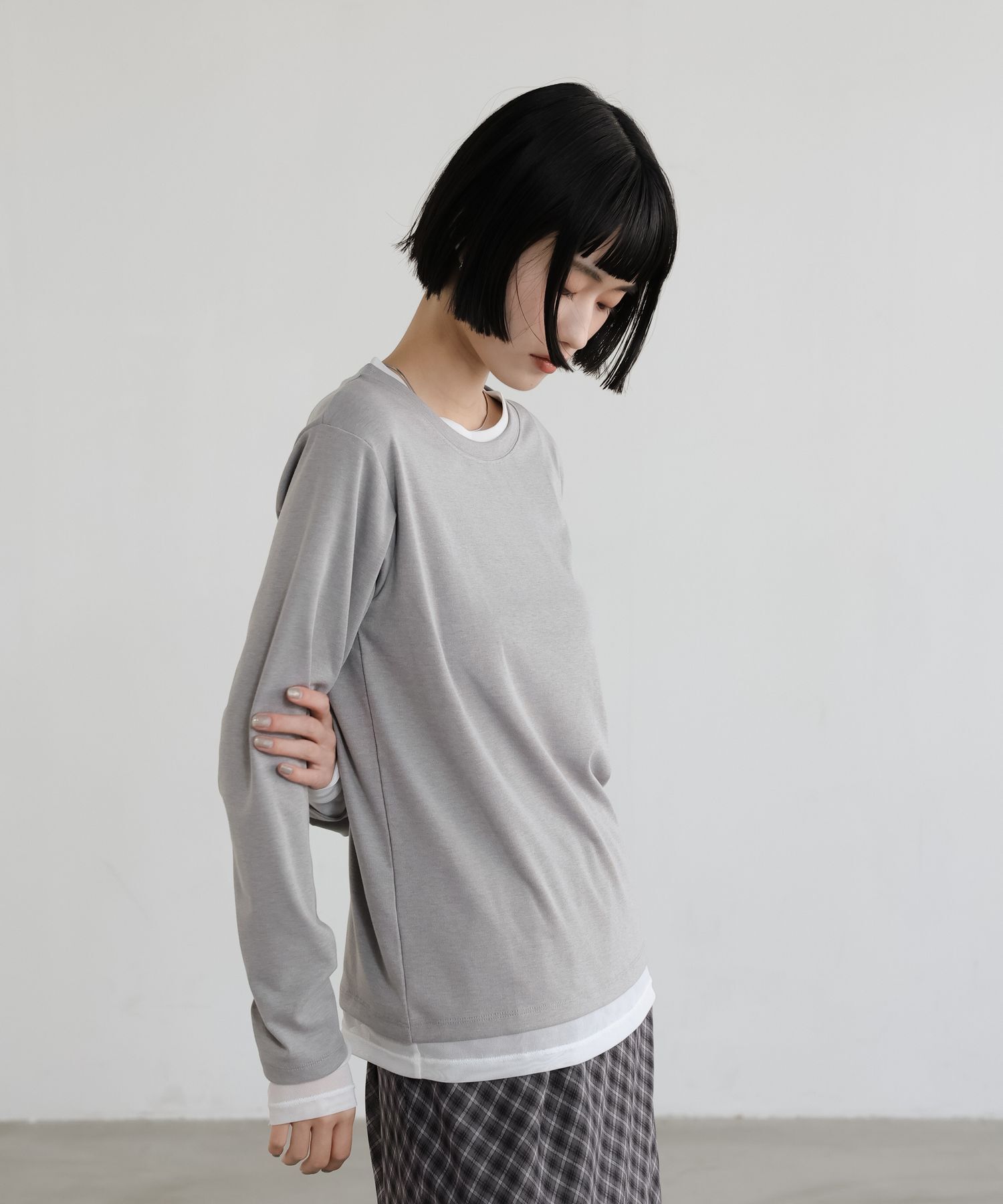 LOWRYS FARM「シアーレイヤードLS」|Tシャツ・カットソー|