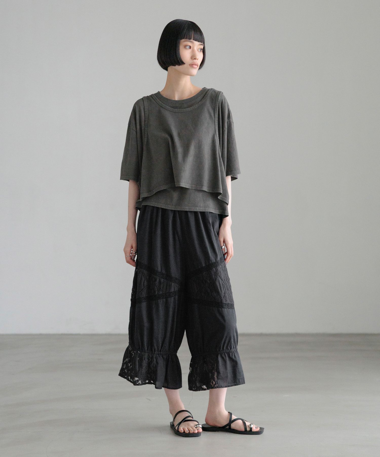 LOWRYS FARM「レイヤードＢＩＧＴＥＥ」|Tシャツ・カットソー|