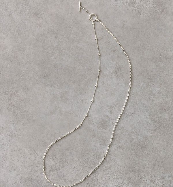 collex「【dignif】【金属アレルギー対応】ミックスチェーン2WAYネックレス」|ネックレス|