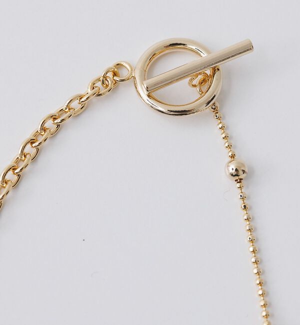 collex「【dignif】【金属アレルギー対応】ミックスチェーン2WAYネックレス」|ネックレス|