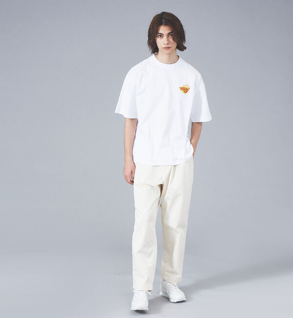 ABAHOUSE「【BADBOY / バッドボーイ】BADBOYCLUB ファイヤーパターン ロゴ」|Tシャツ・カットソー|