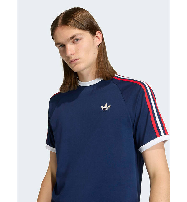 ABAHOUSE「【adidas originals/アディダスオリジナルス】3-STRIPES」|Tシャツ・カットソー|ダークネイビー