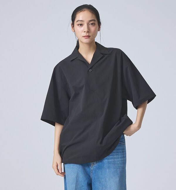 ABAHOUSE「【FORTUNA /フォルトゥナ】ECOTEC OpenCollarPO-Shi」|シャツ・ブラウス|