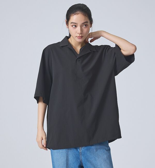 ABAHOUSE「【FORTUNA /フォルトゥナ】ECOTEC OpenCollarPO-Shi」|シャツ・ブラウス|