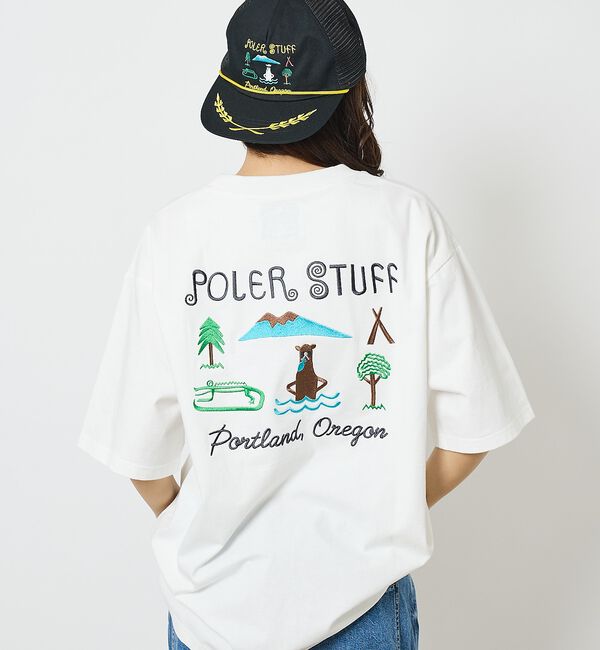 ABAHOUSE「【POLeR/ポーラー】TOURIST T shirt / スーベニア / Tシ」|Tシャツ・カットソー|