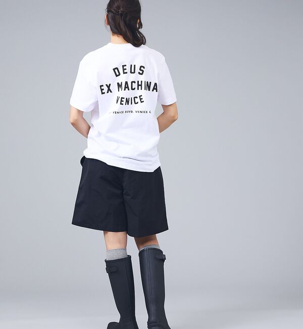 ABAHOUSE「【DEUS / デウス】VENICE SKULL / バックプリント 半袖Tシャ」|Tシャツ・カットソー|