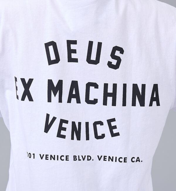 ABAHOUSE「【DEUS / デウス】VENICE SKULL / バックプリント 半袖Tシャ」|Tシャツ・カットソー|