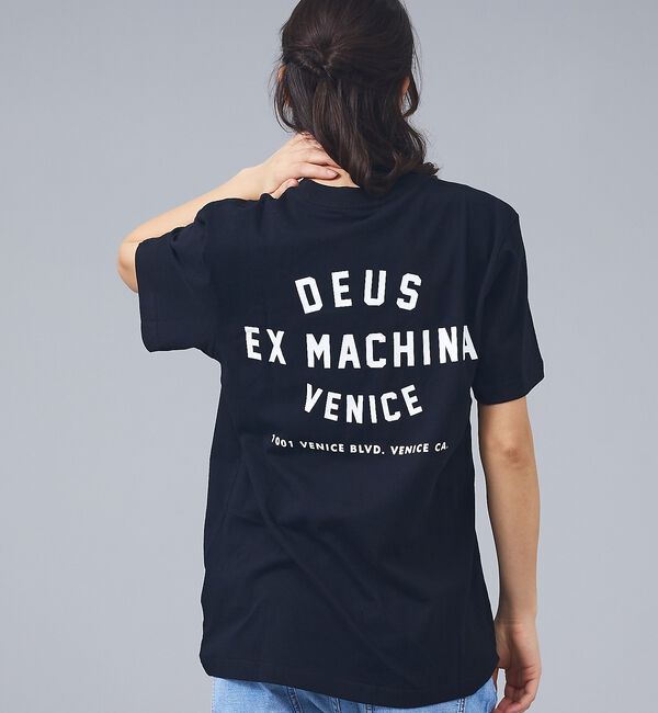 ABAHOUSE「【DEUS / デウス】VENICE SKULL / バックプリント 半袖Tシャ」|Tシャツ・カットソー|