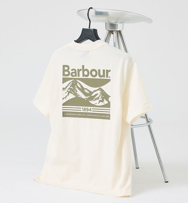 ABAHOUSE「【Barbour / バブアー】 MTS1611 CAMBER T/バックプリン」|Tシャツ・カットソー|ホワイト