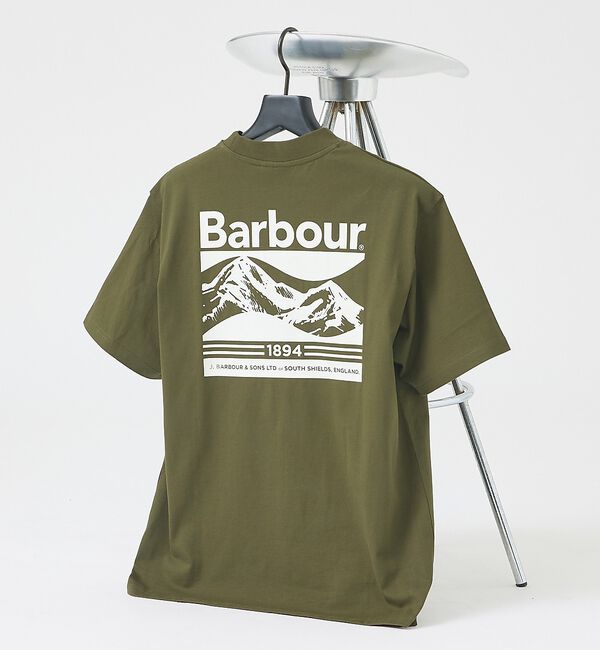 ABAHOUSE「【Barbour / バブアー】 MTS1611 CAMBER T/バックプリン」|Tシャツ・カットソー|カーキ