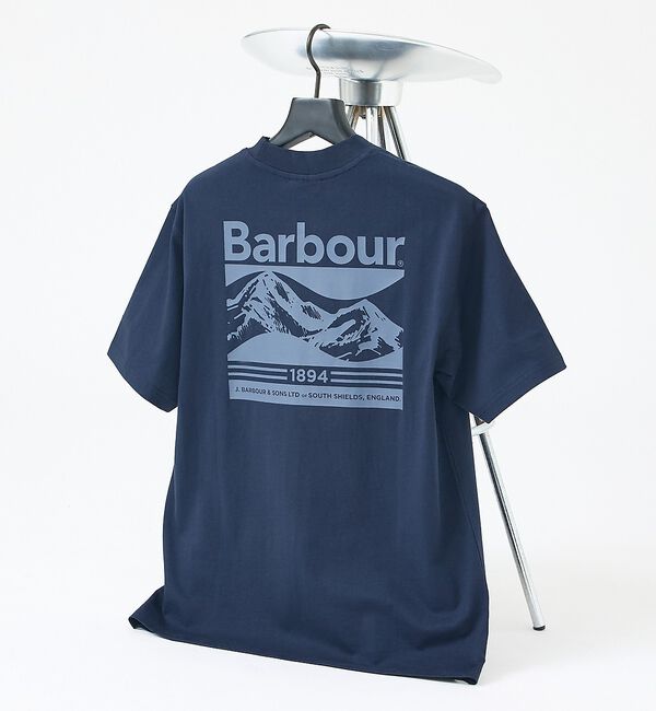 ABAHOUSE「【Barbour / バブアー】 MTS1611 CAMBER T/バックプリン」|Tシャツ・カットソー|ネイビー