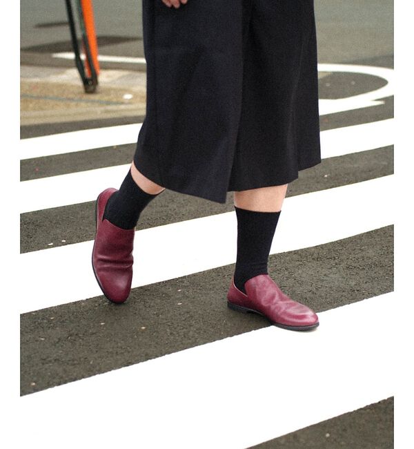 alfredoBANNISTER「【再入荷】ソフトレザー ドレープ シューズ」|スニーカー|