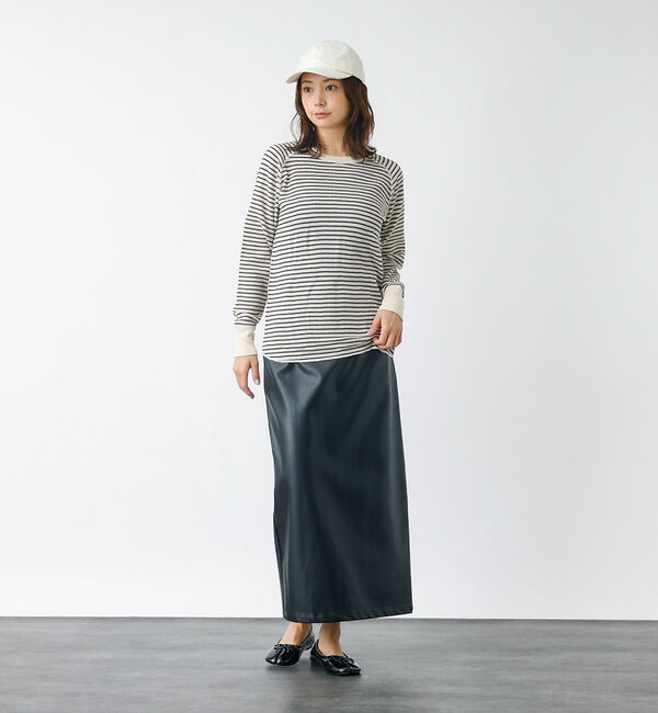 Rouge vif「【JEMORGAN / ジェーイーモーガン】ワッフルラグランロンＴ / パック入」|Tシャツ・カットソー|