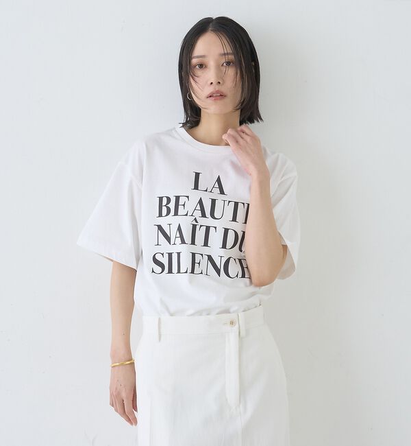 Rouge vif「バックフォト グラフィックロゴTシャツ」|Tシャツ・カットソー|