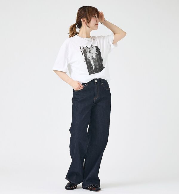 Rouge vif「【RED CARD/レッドカード】別注35thAnniv.Wid ワイドデニム」|デニム|