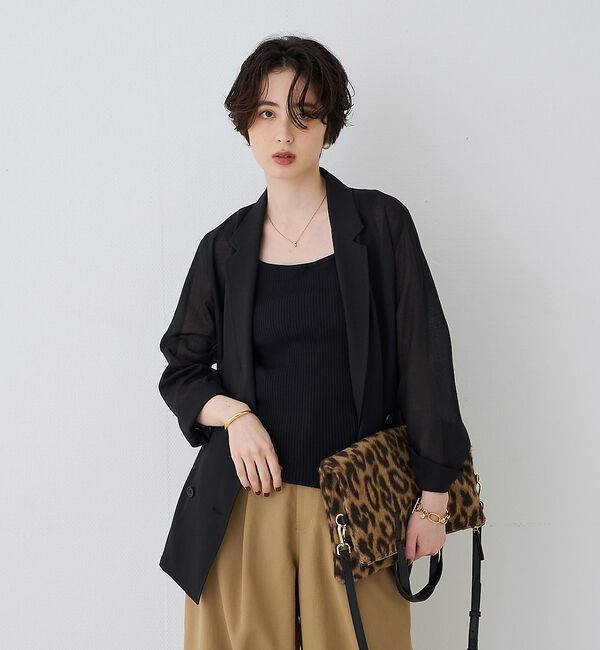 Rouge vif「【PETIT MOMENTS/プティ・モーメント】「S」イニシャルモチーフネック」|ネックレス|