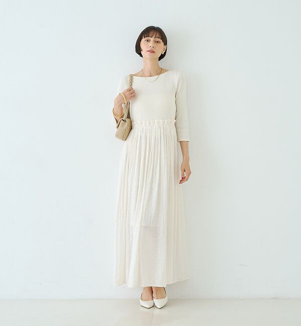 Rouge vif「ドット柄ドッキングワンピース【予約】」|ワンピース|