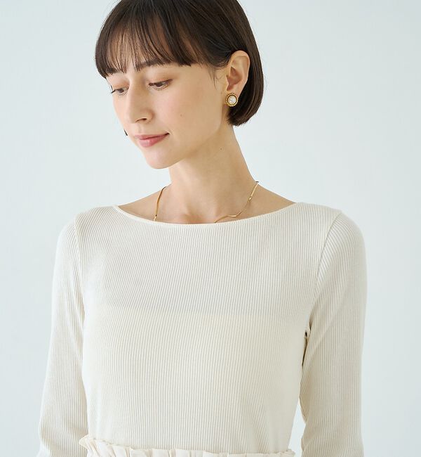 Rouge vif「ドット柄ドッキングワンピース【予約】」|ワンピース|