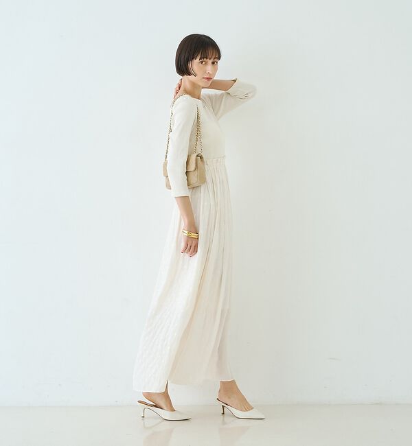Rouge vif「ドット柄ドッキングワンピース【予約】」|ワンピース|