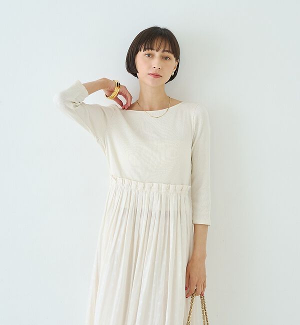 Rouge vif「ドット柄ドッキングワンピース【予約】」|ワンピース|