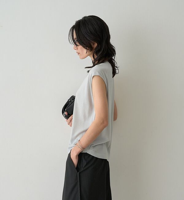 qualite「テンセルウールフレンチプルオーバー」|Tシャツ・カットソー|