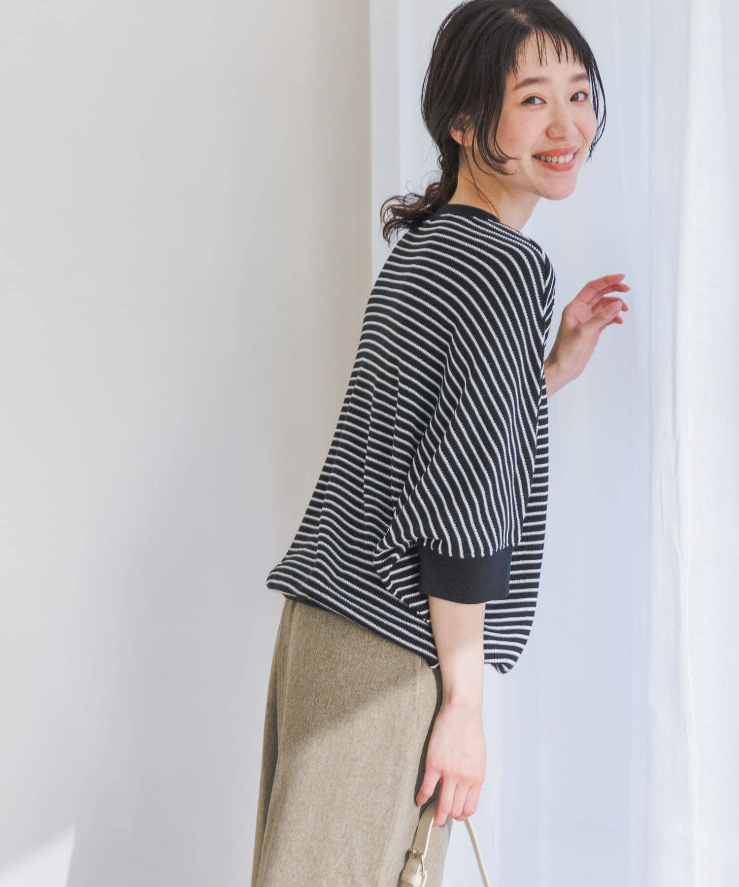 URBAN RESEARCH DOORS「タックフライスワイドTシャツ」|Tシャツ・カットソー|