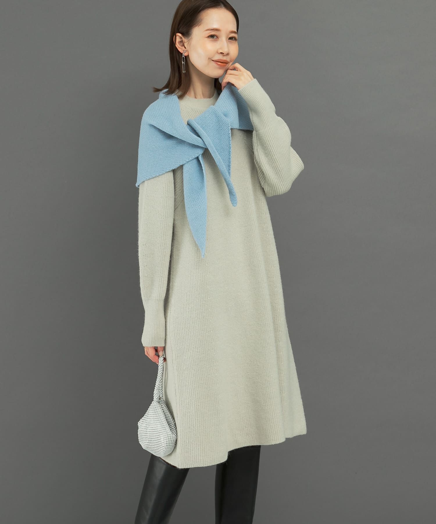 URBAN RESEARCH ROSSO「『WEB限定』畦ニットミニワンピース」|ワンピース|