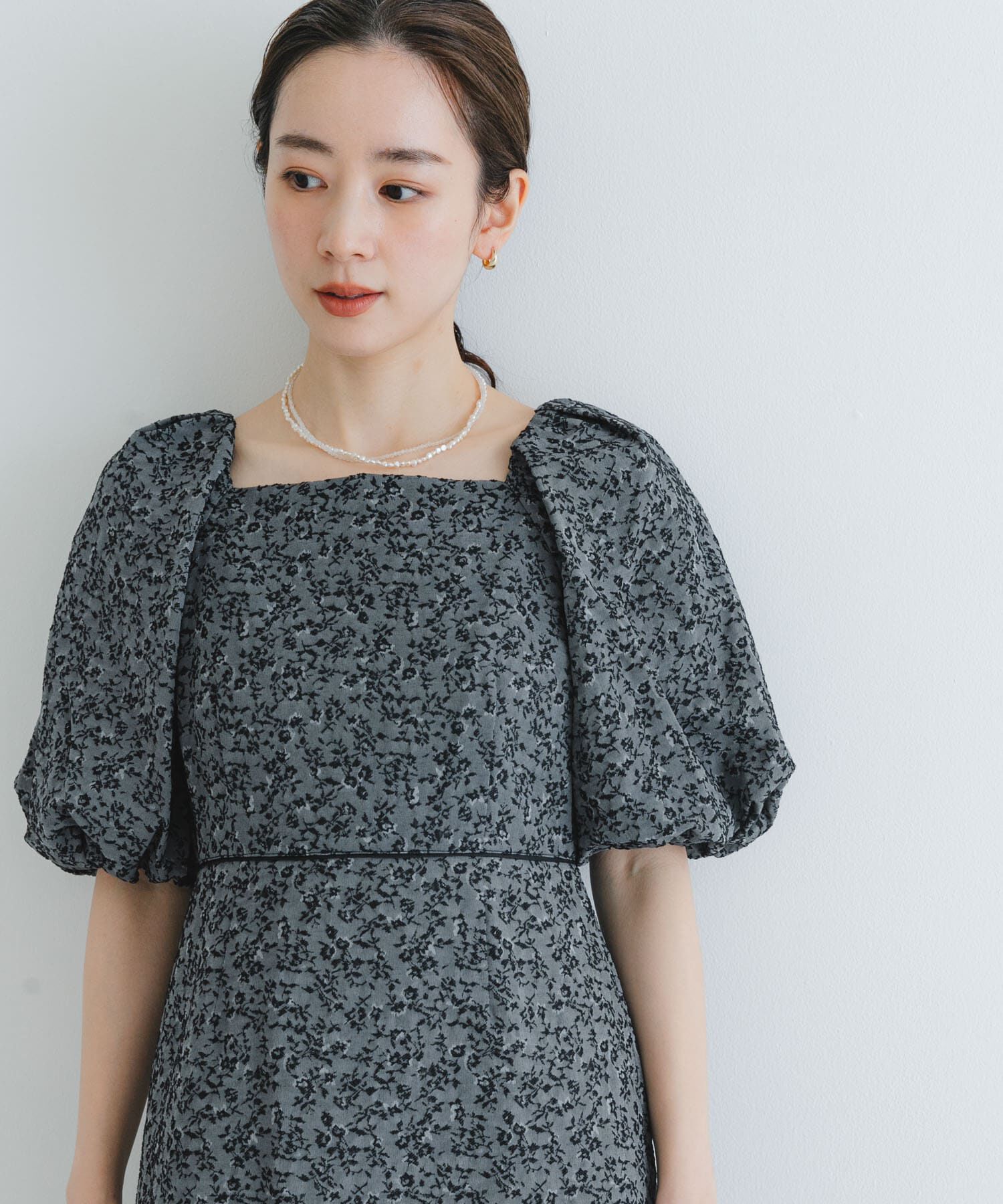 URBAN RESEARCH「LA MAISON　スクエアネックJQワンピース」|ワンピース|