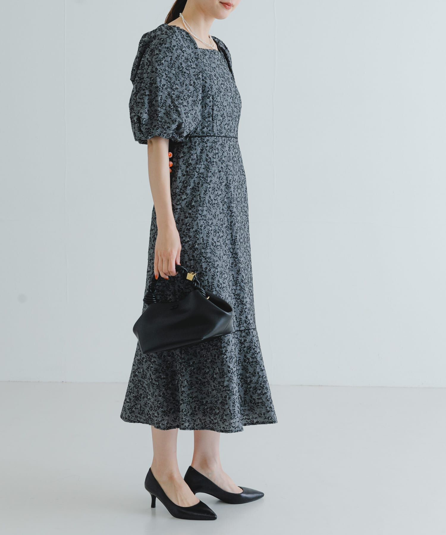 URBAN RESEARCH「LA MAISON　スクエアネックJQワンピース」|ワンピース|