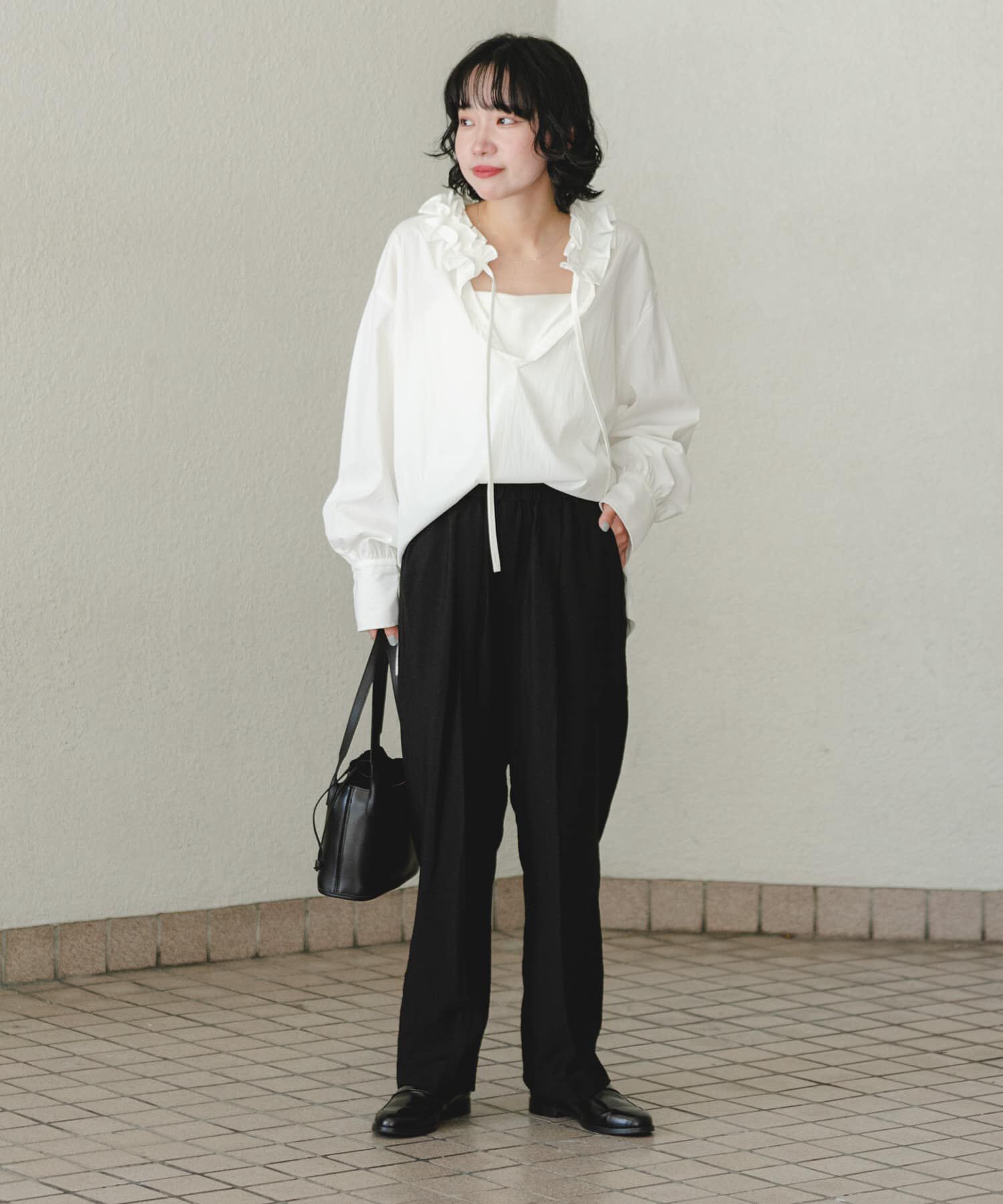 URBAN RESEARCH「『34サイズ/低身長向けも展開』 ポプリンイージーテーパードパンツ」|その他|