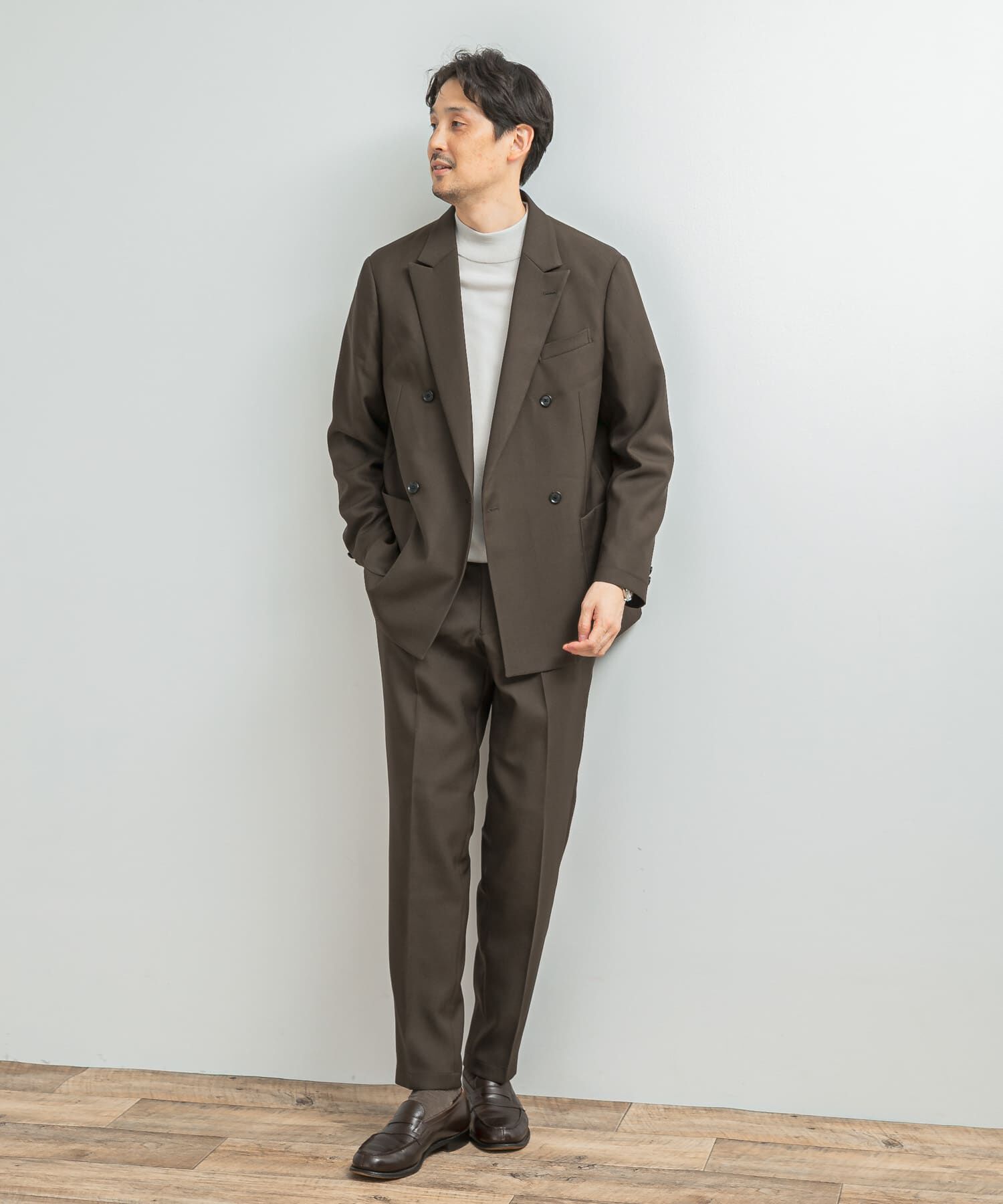 URBAN RESEARCH DOORS「LIFE STYLE TAILOR　ウールライクツイルコンフォータブル Wジャケット」|その他|